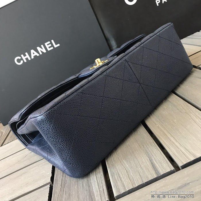 CHANEL香奈兒 独家背景实拍 小香cf系列 鱼子酱 1119#经典款 原厂小牛皮 里內小羊皮 時尚百搭 鏈條單肩斜挎包  Cco1130